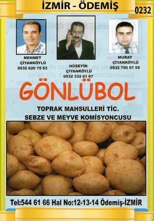 Gönlübol Toprak Mahsulleri — yayımlanmış firma fotoğrafı