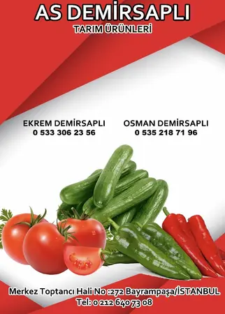 As Demirsaplı tarım ürünleri — yayımlanmış firma fotoğrafı