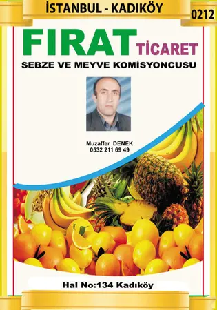 Fırat Ticaret Komisyon evi — yayımlanmış firma fotoğrafı