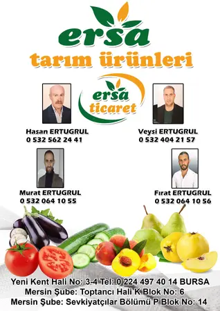 Ersa Komisyon evi Ersa Tarım ürünleri — yayımlanmış firma fotoğrafı