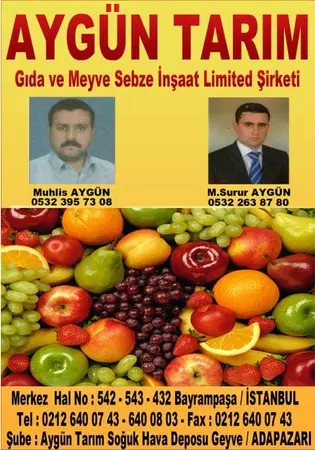 Aygün Tarım Soğuk hava — yayımlanmış firma fotoğrafı