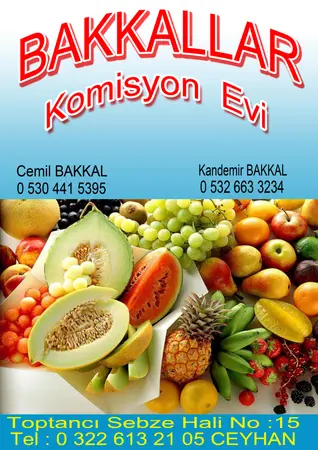 Bakkallar Komisyon evi — yayımlanmış firma fotoğrafı