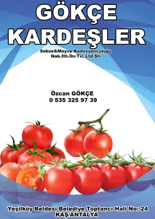 Gökçe Kardeşler Komisyon evi — yayımlanmış firma fotoğrafı