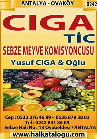 Cıga Tic — yayımlanmış firma fotoğrafı