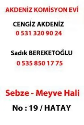 Akdeniz Komisyonevi — yayımlanmış firma fotoğrafı