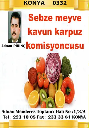 Adnan PİRİNÇ Komisyon evi — yayımlanmış firma fotoğrafı