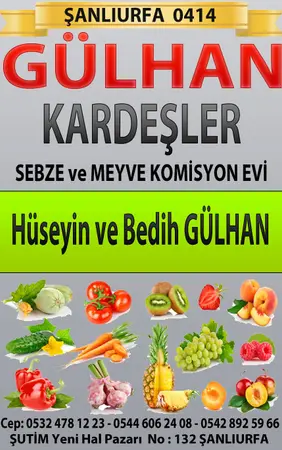 Gülhan Kardeşler Komisyon evi — yayımlanmış firma fotoğrafı