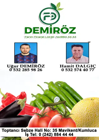 Demiröz Tarım Ürünleri — yayımlanmış firma fotoğrafı