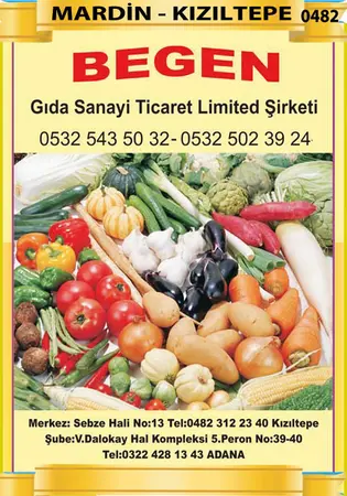 Beğen Gıda Sanayi Ticaret Limited Şirketi — yayımlanmış firma fotoğrafı