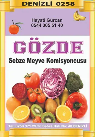 Gözde Komisyon evi — yayımlanmış firma fotoğrafı