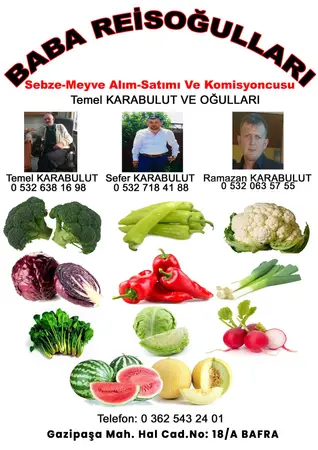 Baba Reisoğulları Sebze Ve Meyve Komisyon Evi — yayımlanmış firma fotoğrafı