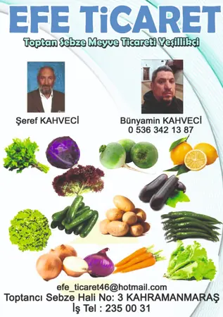 Efe ticaret tarım ürünleri — yayımlanmış firma fotoğrafı