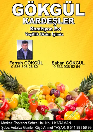 Gökgül Kardeşler Komisyon Evi — yayımlanmış firma fotoğrafı