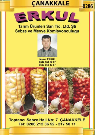 Erkul Tarım Ürünleri — yayımlanmış firma fotoğrafı
