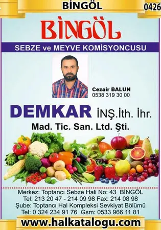 Bingöl Komisyon evi — yayımlanmış firma fotoğrafı