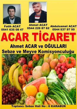 Acar Ticaret — yayımlanmış firma fotoğrafı