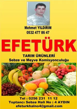 Efetürk Tarım Ürünleri — yayımlanmış firma fotoğrafı