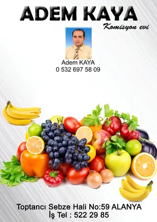 Adem Kaya Komisyon Evi Adem Kaya Tarım Ürünleri — yayımlanmış firma fotoğrafı