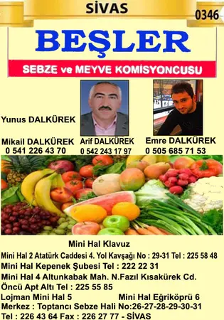 Beşler Komisyon evi — yayımlanmış firma fotoğrafı