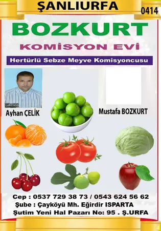 Bozkurt Komisyon evi — yayımlanmış firma fotoğrafı