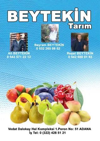 Beytekin Tarım Ürünleri — yayımlanmış firma fotoğrafı