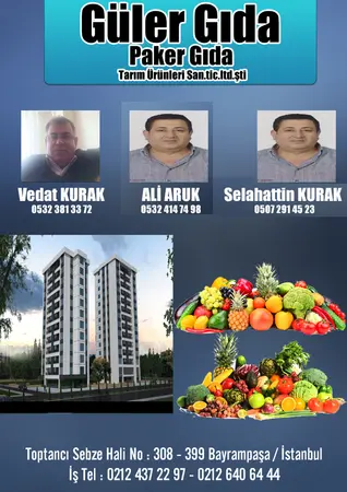 Güler Gıda Paker Gıda Tarım Ürünleri Komisyon evi — yayımlanmış firma fotoğrafı