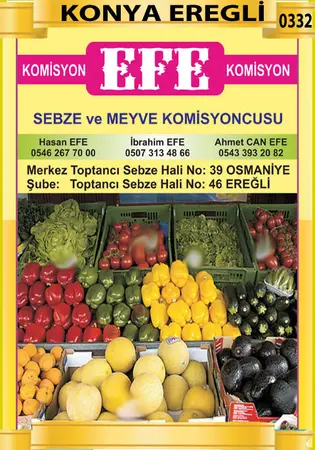 Efe Komisyon — yayımlanmış firma fotoğrafı