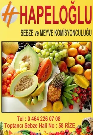 Hapeloğlu Komisyon evi — yayımlanmış firma fotoğrafı