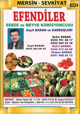 Efendiler Komisyon evi — yayımlanmış firma fotoğrafı