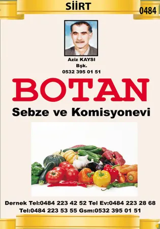 Botan Komisyon evi — yayımlanmış firma fotoğrafı