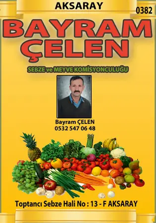 Bayram Çelen Komisyon evi — yayımlanmış firma fotoğrafı