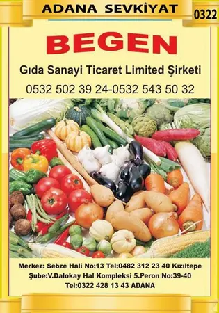 Begen Gıda Sanayi — yayımlanmış firma fotoğrafı