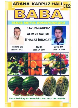 Baba Komisyon evi — yayımlanmış firma fotoğrafı