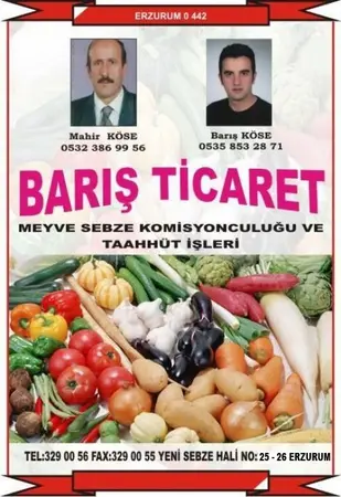 Barış Ticaret Komisyon evi — yayımlanmış firma fotoğrafı
