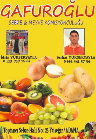 Gafuroğlu Komisyon evi — yayımlanmış firma fotoğrafı