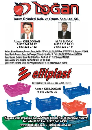 Doğan komisyon evi plastik kasa imalatı — yayımlanmış firma fotoğrafı