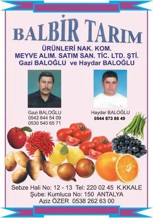 Balbir Tarım — yayımlanmış firma fotoğrafı