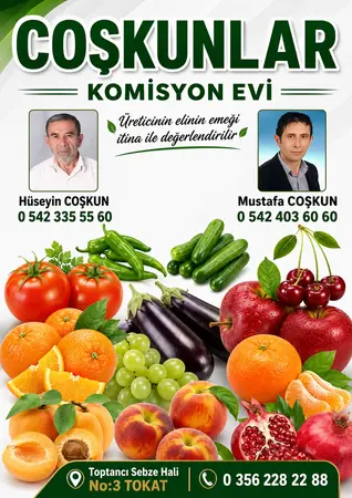 Coşkunlar Komisyon evi — yayımlanmış firma fotoğrafı