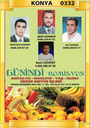 Günindi Komisyon evi — yayımlanmış firma fotoğrafı