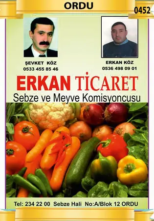 Erkan Ticaret Komisyon evi — yayımlanmış firma fotoğrafı