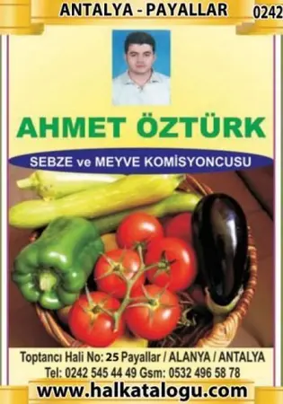 Ahmet Öztürk Komisyon evi — yayımlanmış firma fotoğrafı