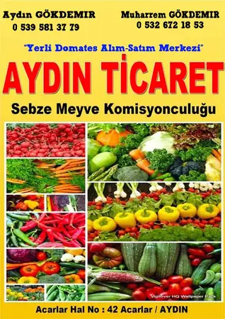 Aydın Ticaret Komisyon evi — yayımlanmış firma fotoğrafı