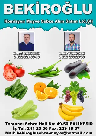 Bekiroğlu Komisyon Evi — yayımlanmış firma fotoğrafı