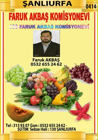 Faruk Akbaş Komisyonevi — yayımlanmış firma fotoğrafı