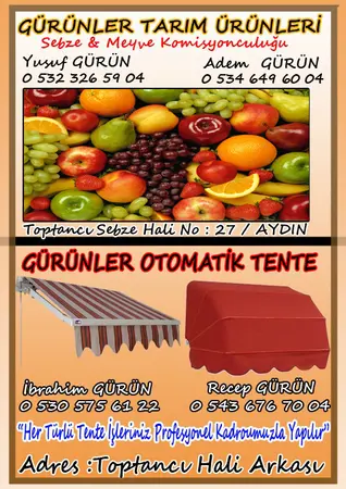 Gürünler Tarım Ürünleri — yayımlanmış firma fotoğrafı