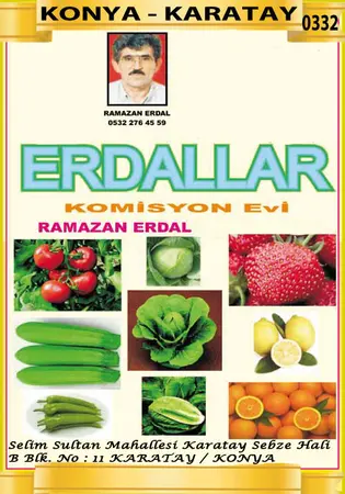 Erdallar Komisyonevi — yayımlanmış firma fotoğrafı