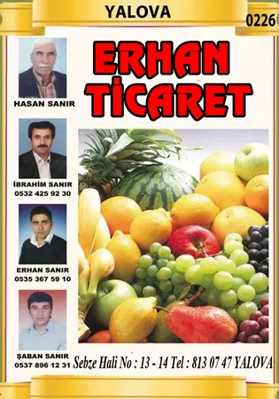Erhan Komisyonevi — yayımlanmış firma fotoğrafı