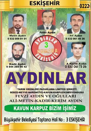 Aydınlar Tarım Ürünleri — yayımlanmış firma fotoğrafı