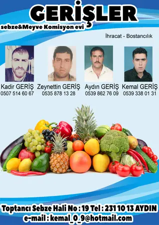 Gerişler Komisyon evi — yayımlanmış firma fotoğrafı