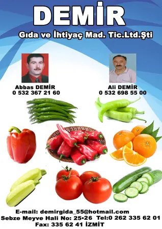 Demir Komisyon evi — yayımlanmış firma fotoğrafı